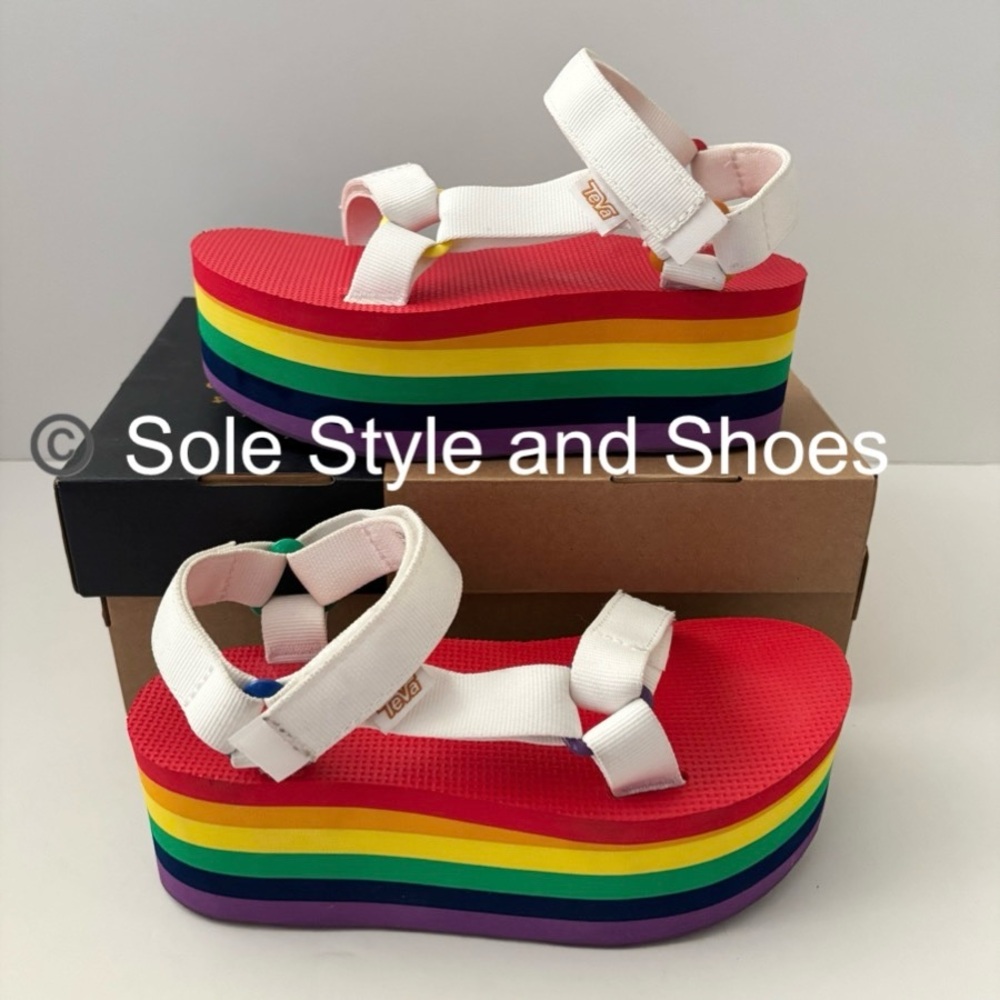 Teva Flatform Universal Sandals Rainbow 6